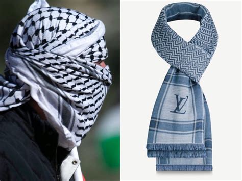 louis vuitton keffiyeh scarf|Louis Vuitton scarf.